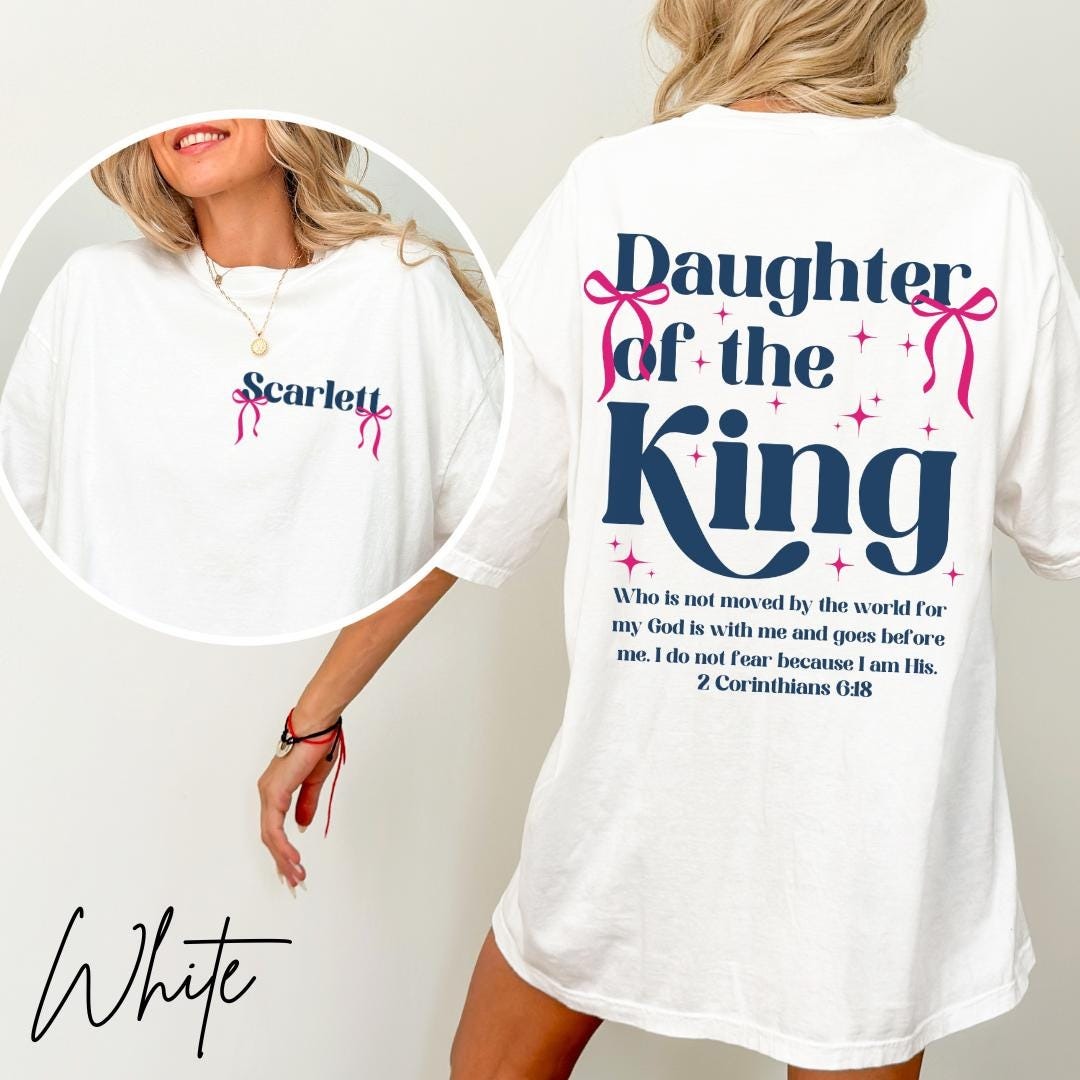 Comfort Colors Religious Shirt, Child of God Shirt, Daughter of the King Shirt, Love Like Jesus Shirt, Christian Merch, Bible Verse Shirt